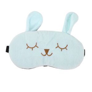 Adjustable Cartoon Rabbit Eye Mask Blue